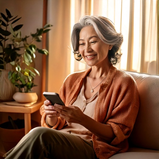 スマホ画面に表示された優しいLINEメッセージ